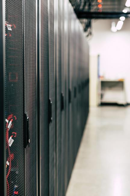 Server Racks on Data Center